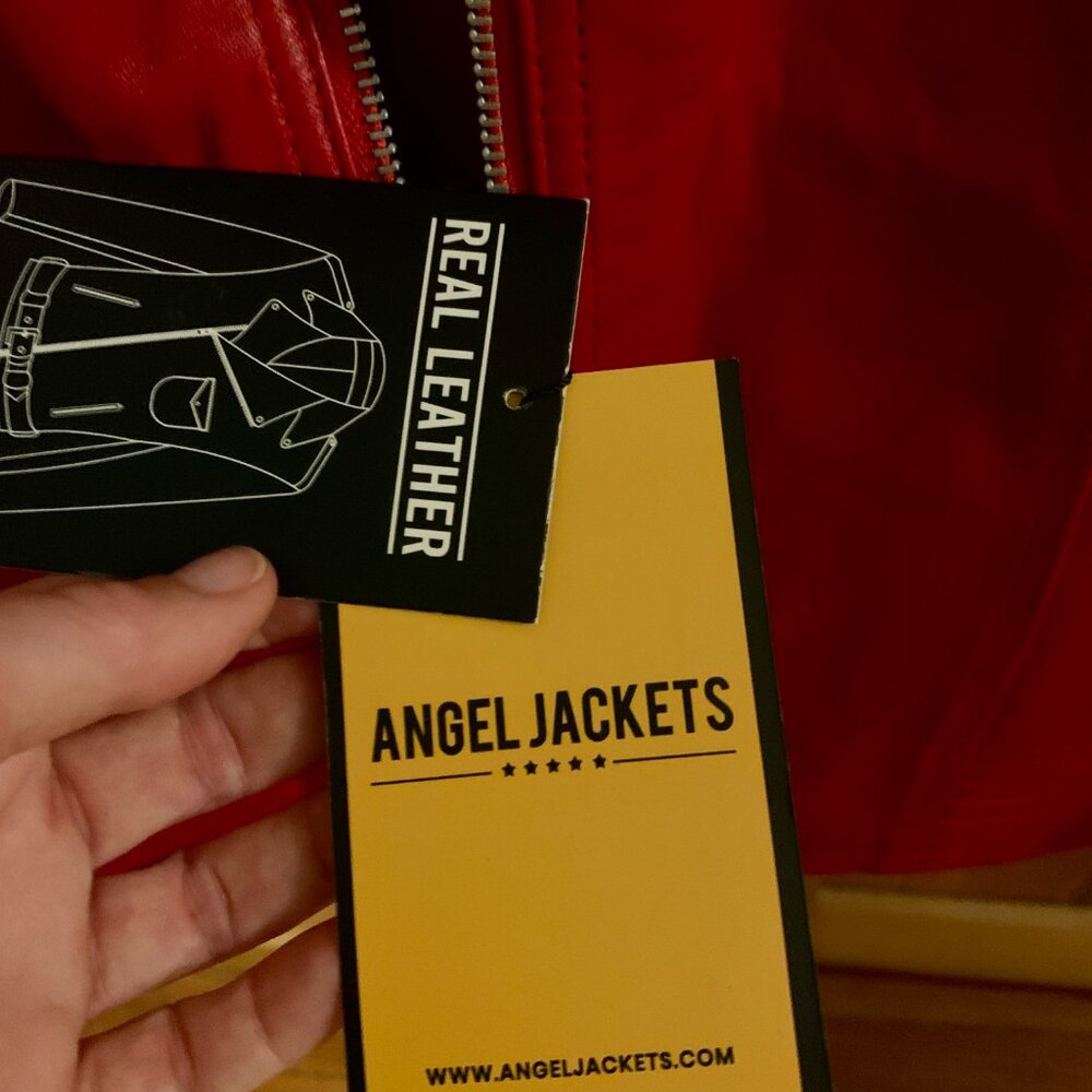 Red Leather Jacket - Picture 6 of 6
